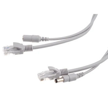 5M/10M/20M/30M RJ45 Cable Ethernet CAT5/CAT-5e + DC de Alimentación de Red LAN del Cable de Cable para la Cámara IP NVR Sistema de CCTV