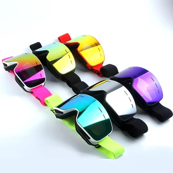 PHMAX Marca de 6 Colores de Gafas de Esquí Capas Dobles UV400 Anti-niebla Grandes Máscara de Esquí Gafas de Esquí de las Mujeres de los Hombres de Nieve Snowboard Gafas