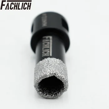 FACHLICH 4pcs/Set Rosca M14 Diamante de Porcelana de Perforación de Núcleo de Bits para el Azulejo de Cerámica Agujero de Sierra Cortadora de 20/28/38/55MM