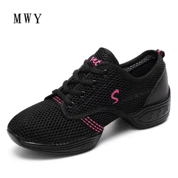 MWY Moderna, Danza Jazz Zapatos de Deportes Suave Suela de Aliento Zapatos de Baile de la Salsa, Hip Hop, Baile Zapatos Zapatillas Mujer