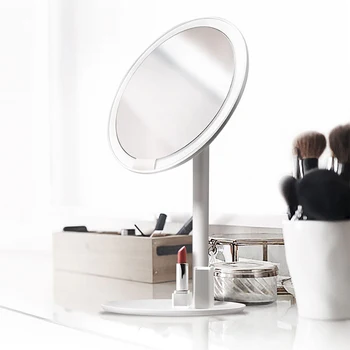 Youpin AMIRO HD de Maquillaje Espejo de 60 Grados de 2000mAh de la Vanidad de Hacer Espejos de la Lámpara de Carga USB Luces de Salud Belleza Ajustable