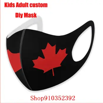Canadá de la Hoja de Arce de BRICOLAJE mascarilla de protección lavable diseñador de la máscara para la cara masque en tissu lavable enfant cubrebocas con filtro