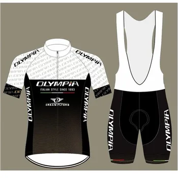 OLYMPIA Ciclismo Traje de Camisetas de bicicletas jersey Conjuntos de Hombres de Bicicletas Personalizadas de la Ropa Ropa Ciclismo almohadilla de Gel Culotte Kits Equipacion Conjuntos