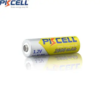 2Pack/8Pcs PKCELL de Ni-MH AA Baterías 2600mAh 1.2 V NiMh Batería Recargable Para Cámara