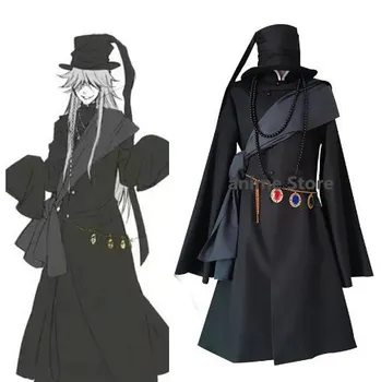 El Anime De Black Butler Cosplay Kuroshitsuji Enterrador Fiesta De Halloween Traje Completo Conjunto Uniforme