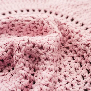 Nueva Crochet Redondo Alfombras Alfombras para los Niños que Viven Decoración de la Habitación de los Niños Manta de Bebé Juego de la Estera Rosa 80cm Tapete de juego Almohadilla Imprudente K001