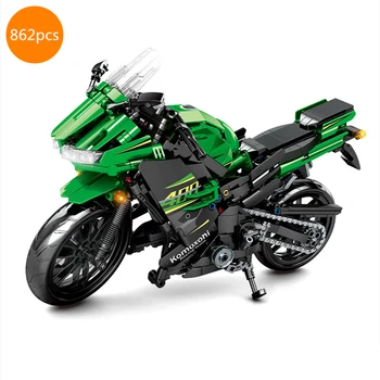 Nueva 2020 de la Ciudad de Technic Kawasakies Ninja 400 Motocicleta Bloques de Construcción kit de Ladrillos Modelo Clásico Juguetes de Niños de Niños de Niños de regalo