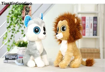 Nuevo estilo de aproximadamente 45cm de dibujos animados de husky , león de juguete de felpa suave de la muñeca creativo cumpleaños regalo s0864