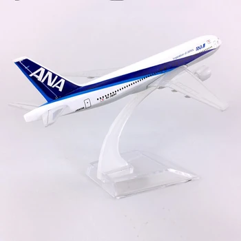 16cm 1:400 Escala de Japón ANA Airlines, Avión Modelo Boeing B767 de Aleación de Metal Modelo de la Aeronave Coleccionables de los Niños de Regalo