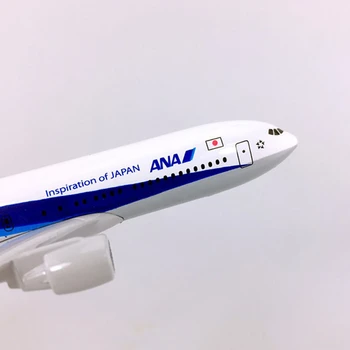 16cm 1:400 Escala de Japón ANA Airlines, Avión Modelo Boeing B767 de Aleación de Metal Modelo de la Aeronave Coleccionables de los Niños de Regalo