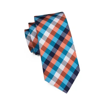 C-1485 Hi-Lazo De 2017 Nuevo Cuello Corbata 8,5 cm de la tela Escocesa para Hombre de la Corbata pañuelo de Bolsillo de los Gemelos de Jacquard de Seda Corbatas Para los Hombres de Negocio de la Boda