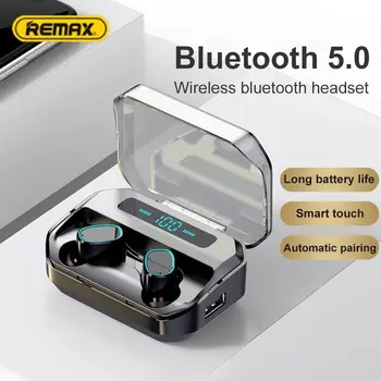 M8 Bluetooth de los Auriculares de la Verdadera Inalámbrica 5.0 TWS en la Oreja los Auriculares Mini Activo de Cancelación de Ruido Auriculares Estéreo de Sonido Deporte Auricular