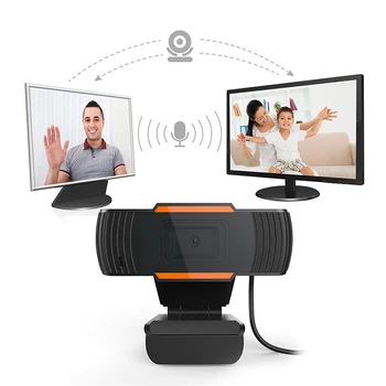 HD 1080P Webcam Mini PC USB 2.0 webcam Con Micrófono USB de la Cámara del Ordenador Para la Transmisión en Vivo Webcam 1080P/480P