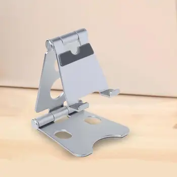 Aleación de aluminio de Doble Plegable de Escritorio Giratorio Soporte para la Tableta del Teléfono Móvil Titular de Montaje para el iPhone para el iPad para Samsung Xiao