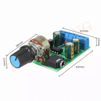 Arcade 2.0 Estéreo Amplificador de Audio de la Junta de Doble Canal AUX Mini Amplificador de la Junta de Módulo de CC 1.8-12V Para el Gabinete MAME Arduino