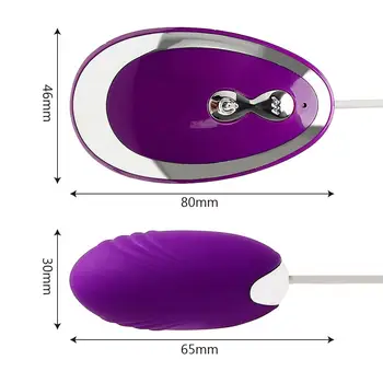 Potente Huevo Vibrador Bala vibradora Pelota de Masaje Estimulador de Clítoris de Control Remoto de los Juguetes Sexuales para Mujeres Sexo Adulto Productos