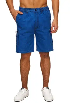 ZOGAA 2020 nueva moda de verano sólido casual pantalones cortos de los hombres shortsbeach cortos Multicolor opcional de la moda salvaje