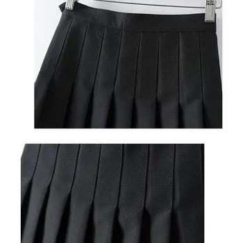 Verano de las Mujeres Faldas 2021 Nuevo coreano de Alta Cintura de la tela Escocesa de la Mini Falda de las Mujeres de la Escuela de las Niñas Sexy Linda Falda Plisada Con Cremallera #JJ