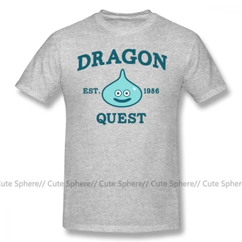 Dragon Quest Camiseta Dragon Quest T-Shirt De Manga Corta Camiseta De La Camisa De La Diversión Para Hombre De Algodón De Gran Tamaño Clásico De La Camiseta De La