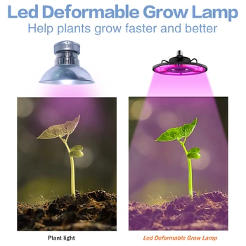E27 Planta de Bombilla de Luz LED de Espectro Completo Fito crecimiento de la Lámpara de 400W de 200W 300W Impermeable Hidroponía Cuadro de Crecimiento De las Plántulas de Cultivo