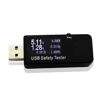 USB Digital Medidor de Potencia Tester Multimetro Actual Monitor de la Tensión de 3V-30V Carga Rápida del Banco de la Alimentación de Tensión del Medidor de Potencia