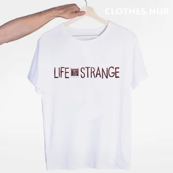 La impresión de que la Vida Es Extraño Juego T-shirt O-Cuello de Manga Corta Camiseta Para los Hombres Y las Mujeres