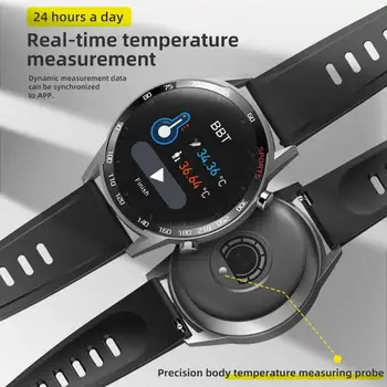 2021 Nuevo Reloj Inteligente De Pulsera Con La Temperatura Del Cuerpo De Medida Completa De La Pantalla Táctil De La Aptitud De La Pulsera De La Banda De Deporte De Salud Smartwatch