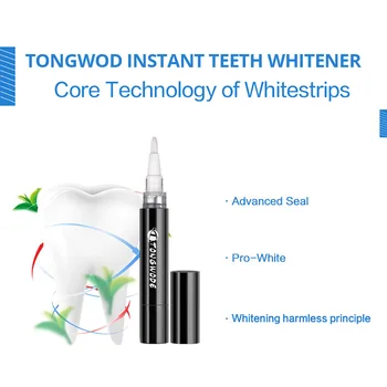 Towngwode 1 o 3 PCS Blanqueamiento Dental Herramienta que blanquea el Gel de Peróxido de Carbamida Pluma al Instante Pulido de Dientes de Sarro Uso en el Hogar