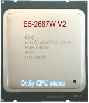 Original de Intel Xeon cpu versión oem E5-2687WV2 3.4 GHZ 25M 8CORES 22NM E5 2687W V2 LGA2011 E5-2687W V2 150W Procesador E5 2687WV2