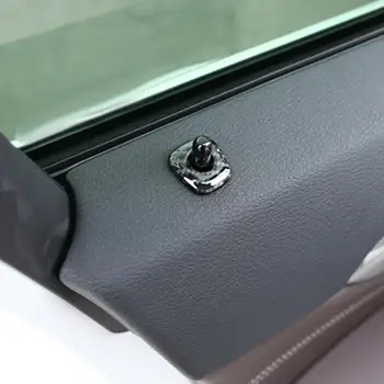 4 piezas de Coche en Fibra de Carbono de Estilo de la Puerta de Bloqueo de la Tapa Marco embellecedor decoración Pegatinas para BMW X1 2016 2017 2018 2019