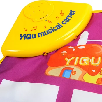 Bebé Piano Teclado Musical Juguetes Gimnasio Alfombra Toque alfombras de Juego de Manta a los Niños a Gatear Manta Niño pequeño Regalo para 1 2 3 4 Año los Niños