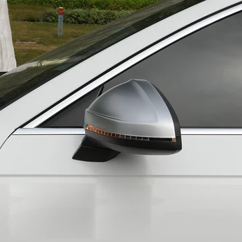 Reemplazo de alta Calidad de Carbono Cubierta del Espejo para Audi A4 B8 B9 A5 ABS Cubierta del Espejo de los Accesorios del Coche etiqueta Engomada del Coche del Coche Decoración de las Tapas