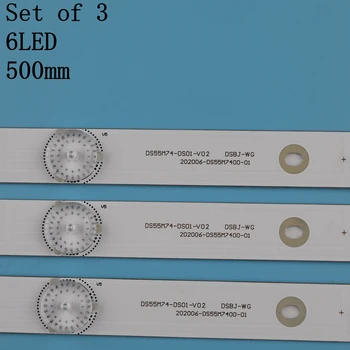 3Pcs/lot LED28C310A luz de fondo led para JS-LB-D-JP2820-061/051DBAD 17lamps pantalla D28-F2000