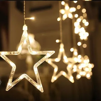 Decoraciones de navidad para el Hogar Envío Libre de las Luces al aire libre de la Cadena de Led Blanco Cálido Adornos de Navidad Natal Decoracion Kerst 12 de la Lámpara