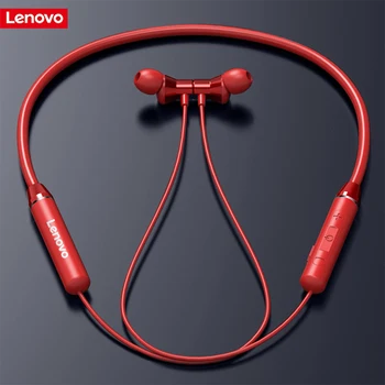Lenovo he05 número de Bluetooth 5.0 banda para el cuello auriculares Inalámbricos Estéreo Deportes Auriculares Magnéticos Deportiva IPX5 Impermeable Auricular