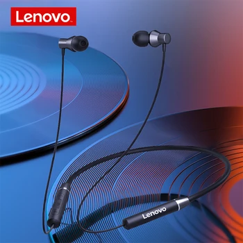 Lenovo he05 número de Bluetooth 5.0 banda para el cuello auriculares Inalámbricos Estéreo Deportes Auriculares Magnéticos Deportiva IPX5 Impermeable Auricular