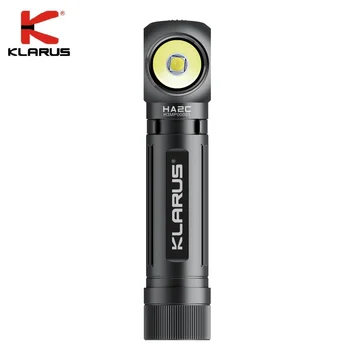 KLARUS HA2C USB Recargable de la Linterna del CREE XHP70.2 3200lumens L-Ángulo de la Herramienta de Luz de los Faros con 3100mah Batería 18650