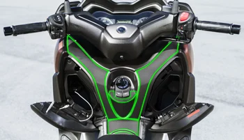 Kodaskin 3D Carenado Emblema etiqueta Engomada de la Calcomanía de la Motocicleta de Cuerpo Completo Kits de Decoración de la etiqueta Engomada Para xmax300 XMAX 300 X-MAX 300