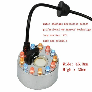 Enchufe de la UE / US Plug 45mm Ultrasónico Humidificador Mist Maker Nebulizador de chorro de Agua de Estanque Cabeza del Atomizador Humidificador de Aire mister maker