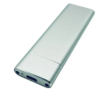 USB 3.1 a M. 2 NGFF SSD de Disco Duro Móvil Cuadro de la Tarjeta de Adaptador de alojamiento Externo del Caso por m2 SSD SATA USB 3.1 2230/2242/2260/2280 M2