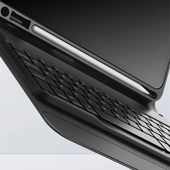Estuche con teclado Para iPad Pro 11 2020 2ª generación de la Cubierta W Lápiz titular de la Smart Case Para iPad Pro 11 Caso ruso español teclado
