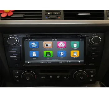2 Din Auto Radio dvd Para BMW/320/328/3 la Serie E90/E91/E92/E93 Coche Multimedia de Vídeo del Reproductor de DVD de la Navegación GPS DVR FM