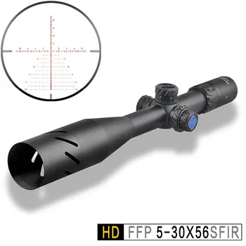 Discovery HD DE 5 30X56 SFIR FFP de Alta Precisión de Largo alcance de Disparo Riflescope 34 mm Tubo Óptico de Vista de Primer Plano Focal Ultra Wide