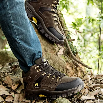 Nuevo Deporte al aire libre Senderismo Zapatos para las Mujeres de los Hombres de Montaña, Botas de Escalada de Alta la parte Superior de la Caza de Trekking Zapatillas de deporte para Hombre Zapatos de Camping