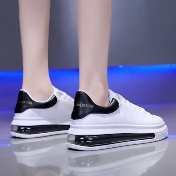 WDHKUN Mujeres Zapatos Casual Tendencia coreano de la Moda Femenina Sneakes al aire libre Vulcanizado Zapatos 2020 las Nuevas Mujeres Zapatos Casual Cómodo