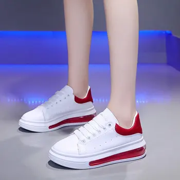 WDHKUN Mujeres Zapatos Casual Tendencia coreano de la Moda Femenina Sneakes al aire libre Vulcanizado Zapatos 2020 las Nuevas Mujeres Zapatos Casual Cómodo