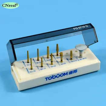 1 Set Dental Carilla de Porcelana Kit de Sistema para su Posterior Cerámica de óxido de Circonio de la Corona Dentista Laboratorio de Fresas FG0710D