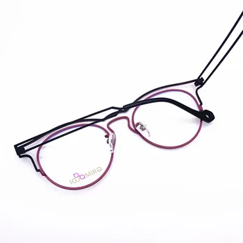 Belight Óptica de la Nueva Llegada de Dos dimensiones de Diseño de Metal Gafas de Mujeres de Ojo de Gato de la Prescripción de Anteojos Retro Marco de las Gafas de GR040