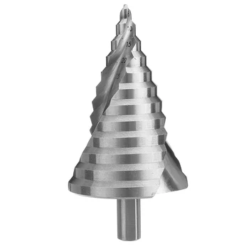 6-60 mm de Paso de Perforación de la Pagoda de Broca Espiral Multi-Función de Giro de la Herramienta eléctrica del Taladro Espiral de Groove Metal Ensanchador de Acero de la Herramienta eléctrica