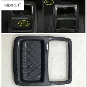 Lapetus Accesorios aptos Para Honda Accord 2018 - 2020 ABS Asiento Trasero de Taza de Agua Titular de Moldeo Kit de Cubierta del Recorte de Mate / de Fibra de Carbono
